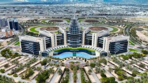 Ddubai Silicon Oasis A huge building